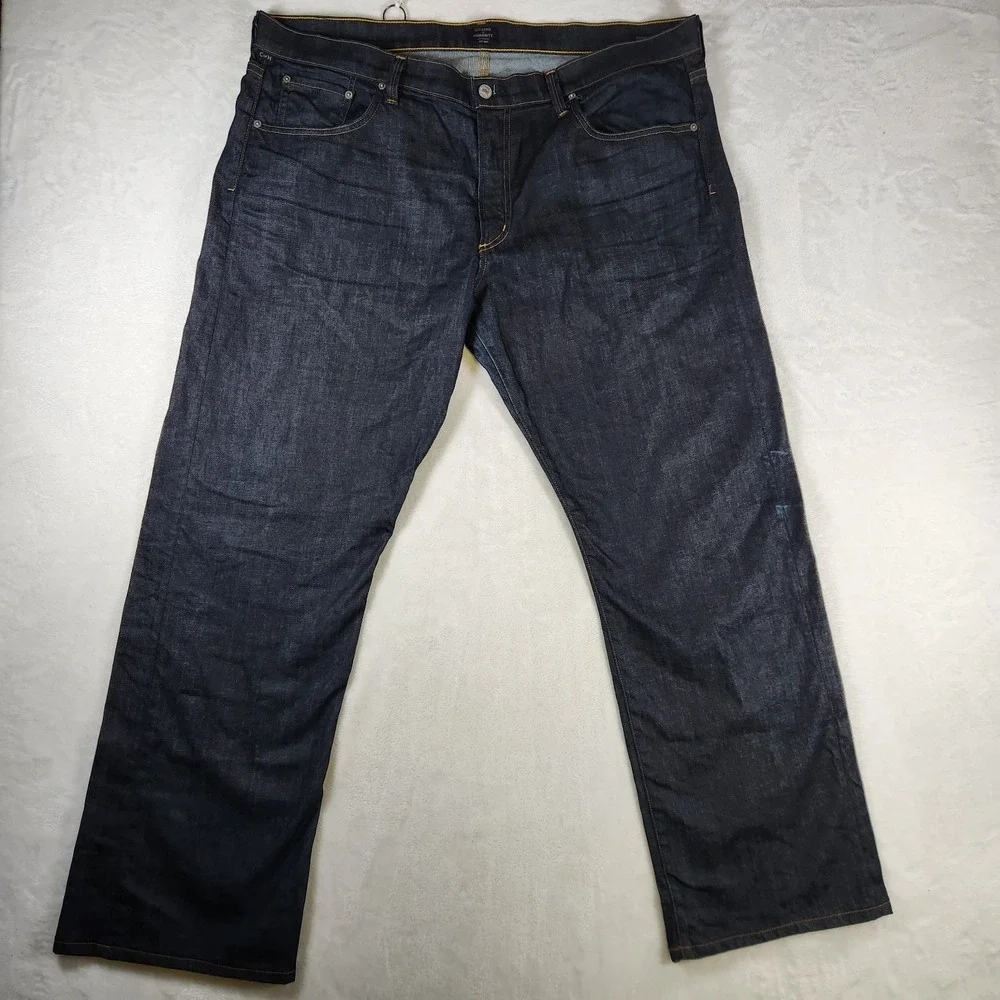 Citizens of Humanity Men's 42x32 Jeans Perfect Casual Straight Dark Wash‎ Denim